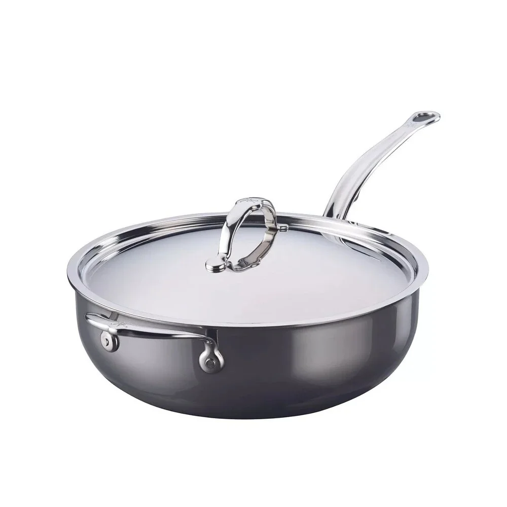Hestan NanoBond Molecular Titanium 5 Qt Essential Pan With Lid - Made in Italy